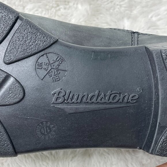 Blundstone Women's Grey Black Ankle Leather Boot Slip On Shoes Size 7.5 US - Picture 4 of 15